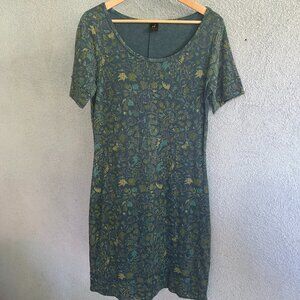 Peruvian Connection Ikat T-Shirt Dress S